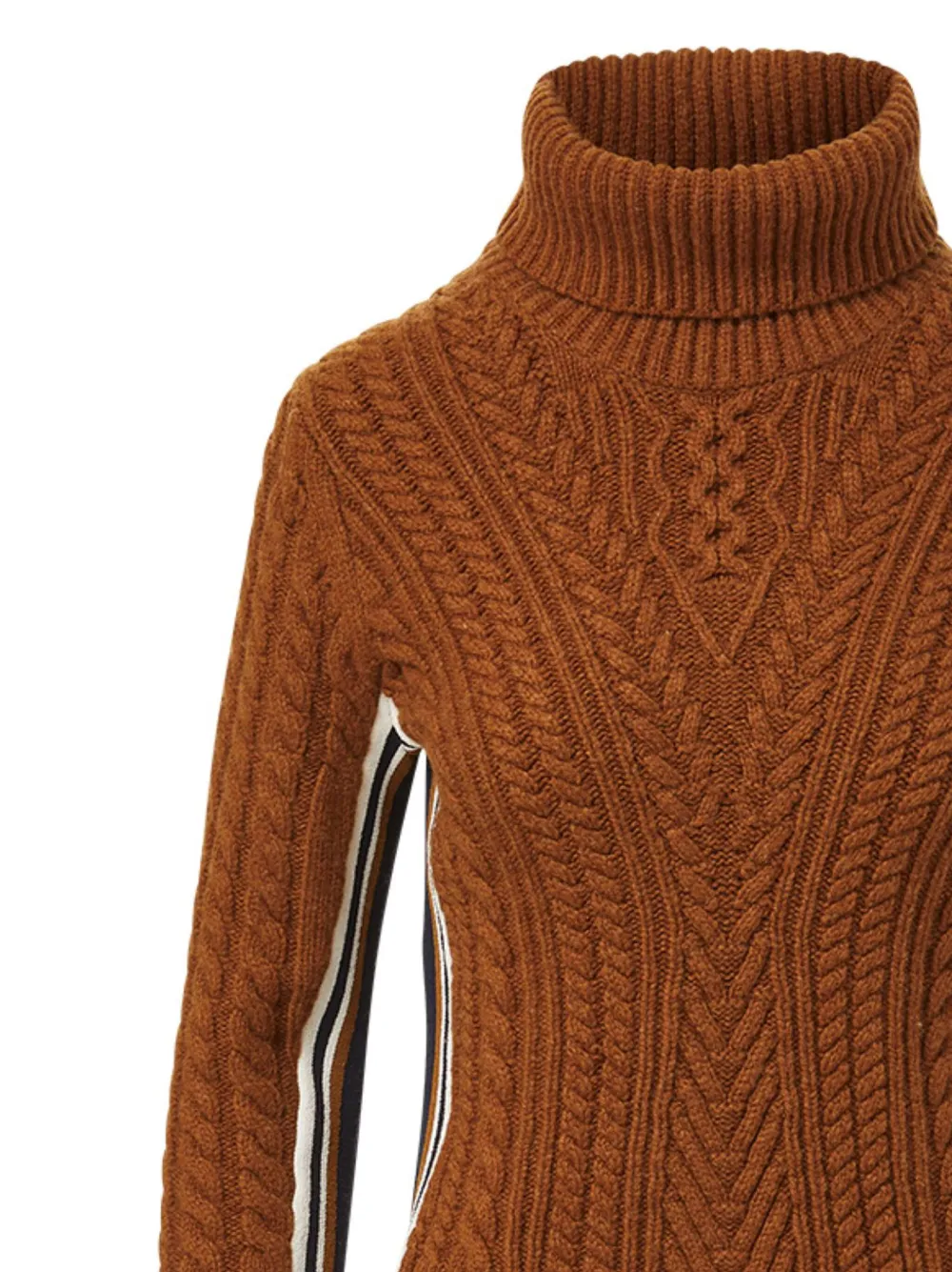 Veronica Beard Maril cable-knit jumper - Bruin