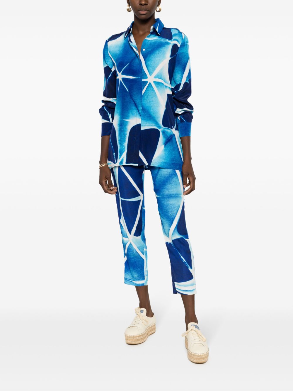 Lenny Niemeyer Broek met abstracte print - Blauw