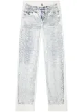 Diesel 2001 D-Macro mid-rise straight-leg jeans - Blue