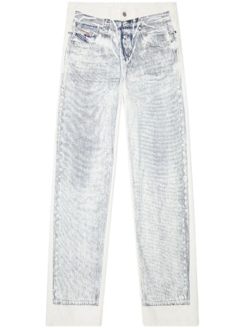 Diesel 2001 D-Macro mid-rise straight-leg jeans