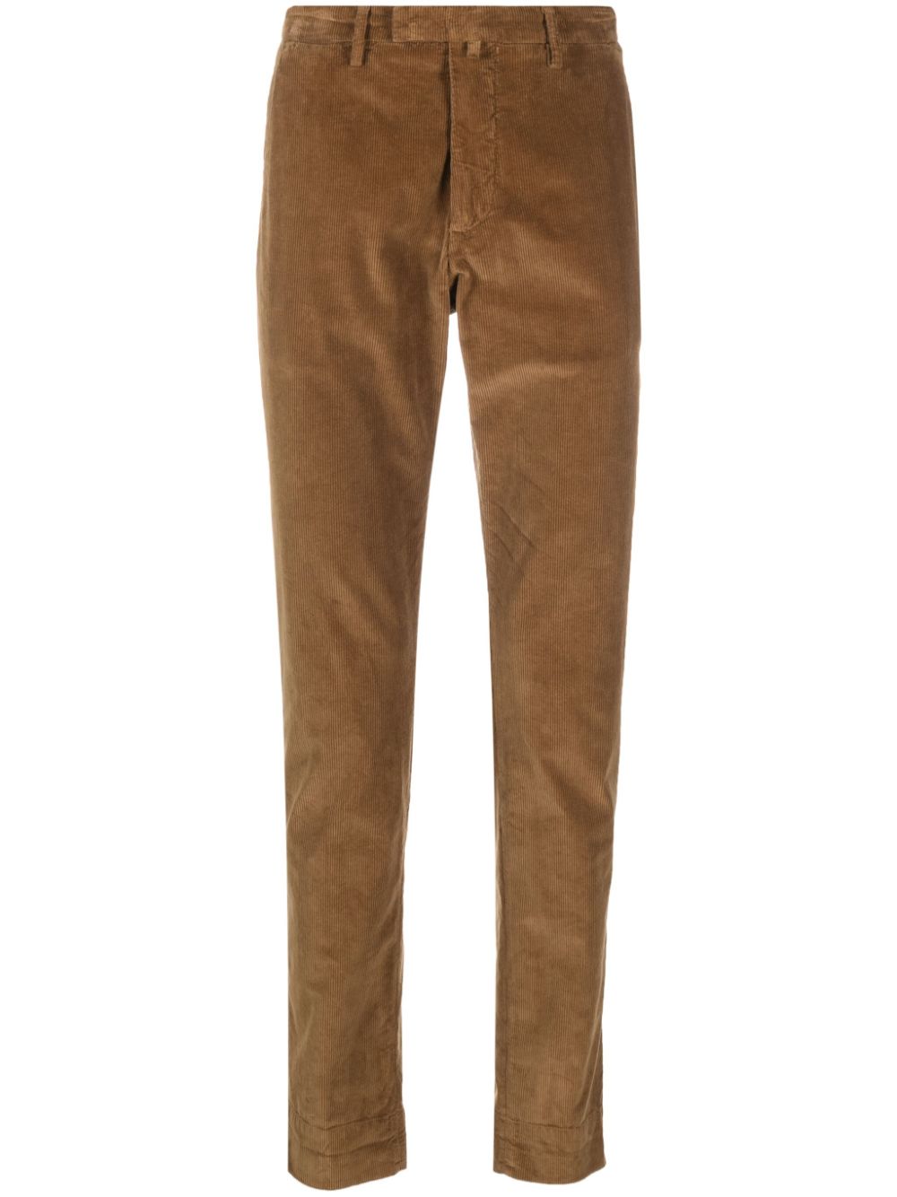 Briglia 1949 corduroy tapered trousers - Brown