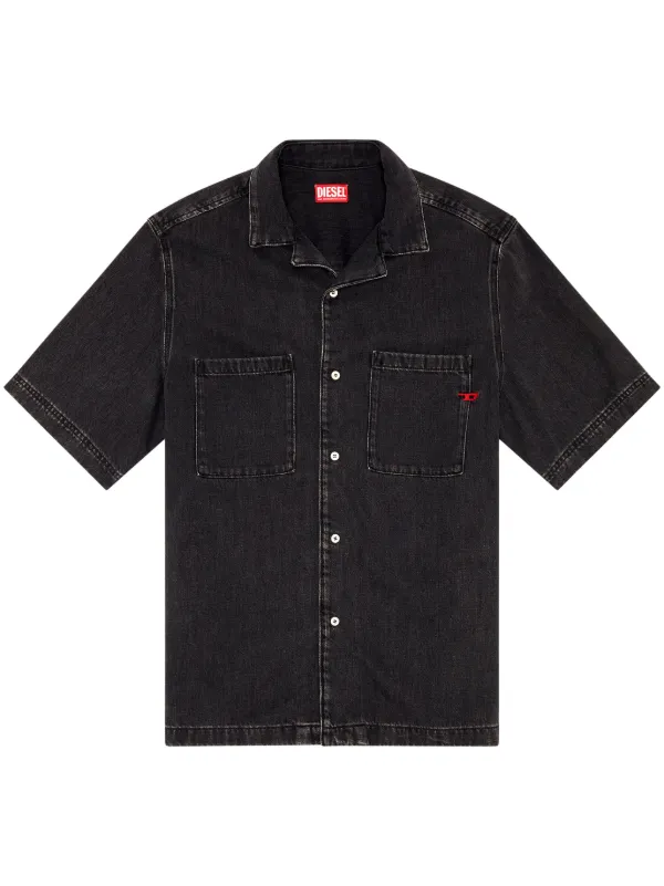 Diesel D-Paroshort デニムシャツ | ブラック | FARFETCH JP