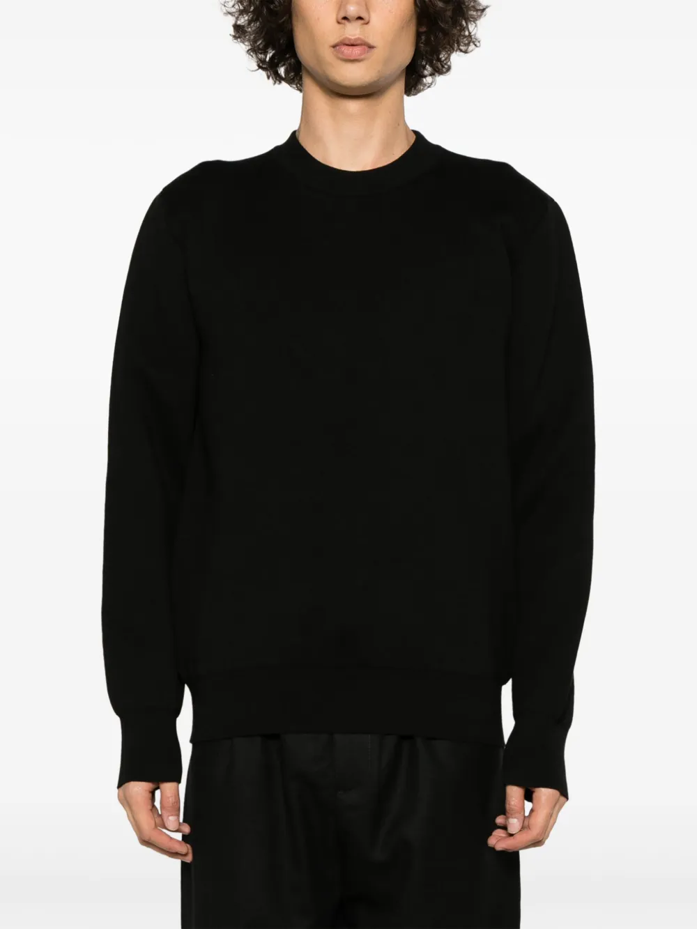 Off-white Arrows Motif Cotton Sweatshirt In Black