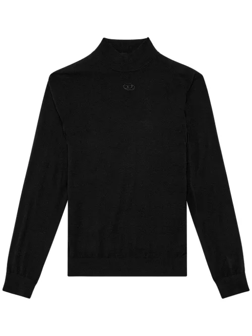 Pull en laineK-Gil à logo brodé - Diesel - Modalova