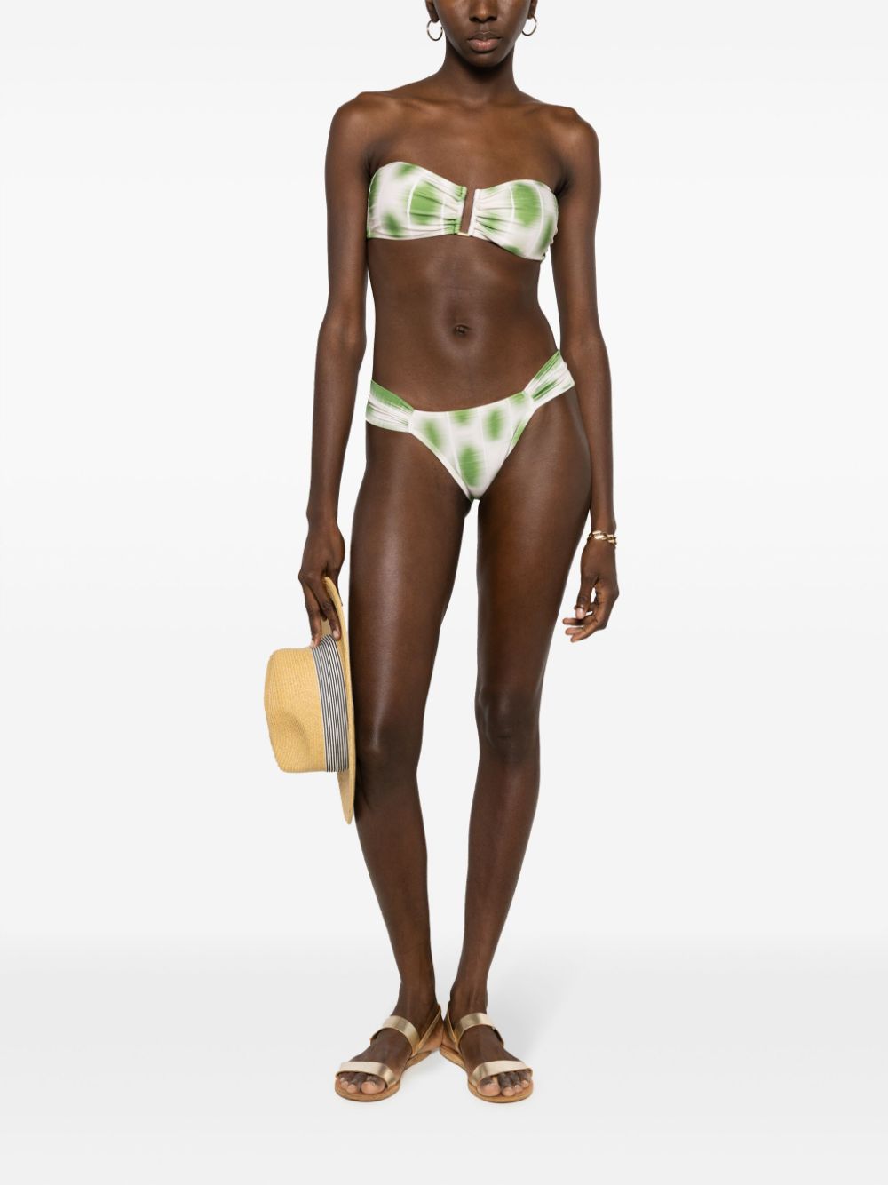 Lenny Niemeyer Bikinitop met print - Groen