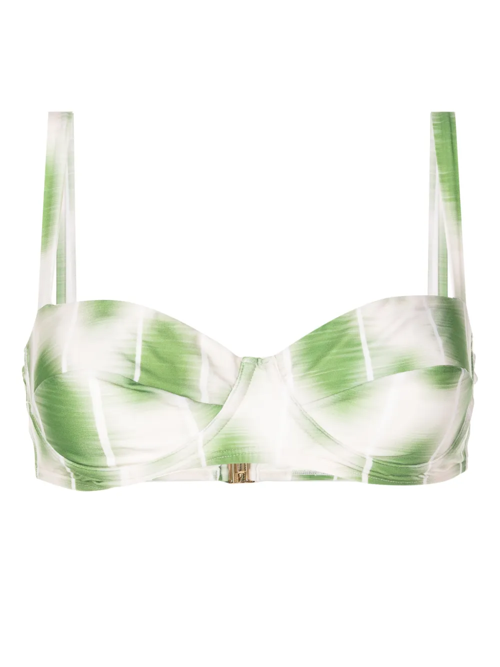 Lenny Niemeyer Bikinitop met abstract patroon Groen