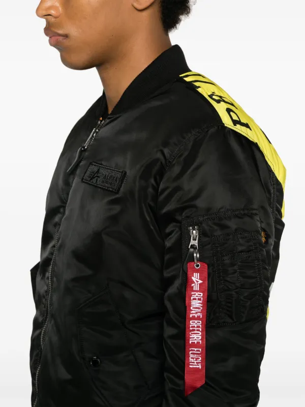 Alpha industries padded bomber jacket sale