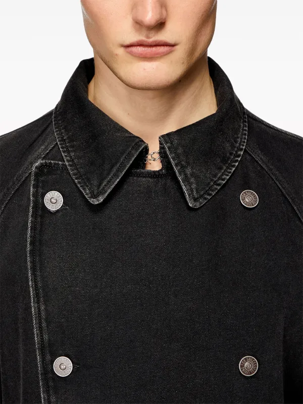 Diesel D-Delirious-D デニムコート | ブラック | FARFETCH JP
