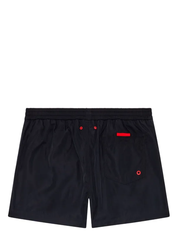 DIESEL Ken-37-Dnm ロゴプリント スイムショーツ Diesel Bmbx-Ken-37 denim-print Swim Shorts | Black | FARFETCH