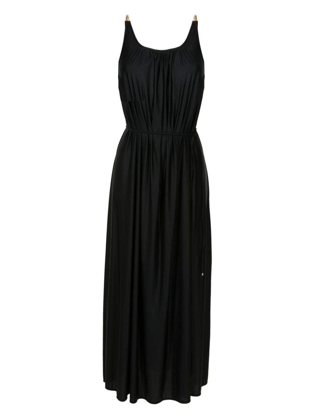 Lenny Niemeyer gathered chain-link maxi dress - Black