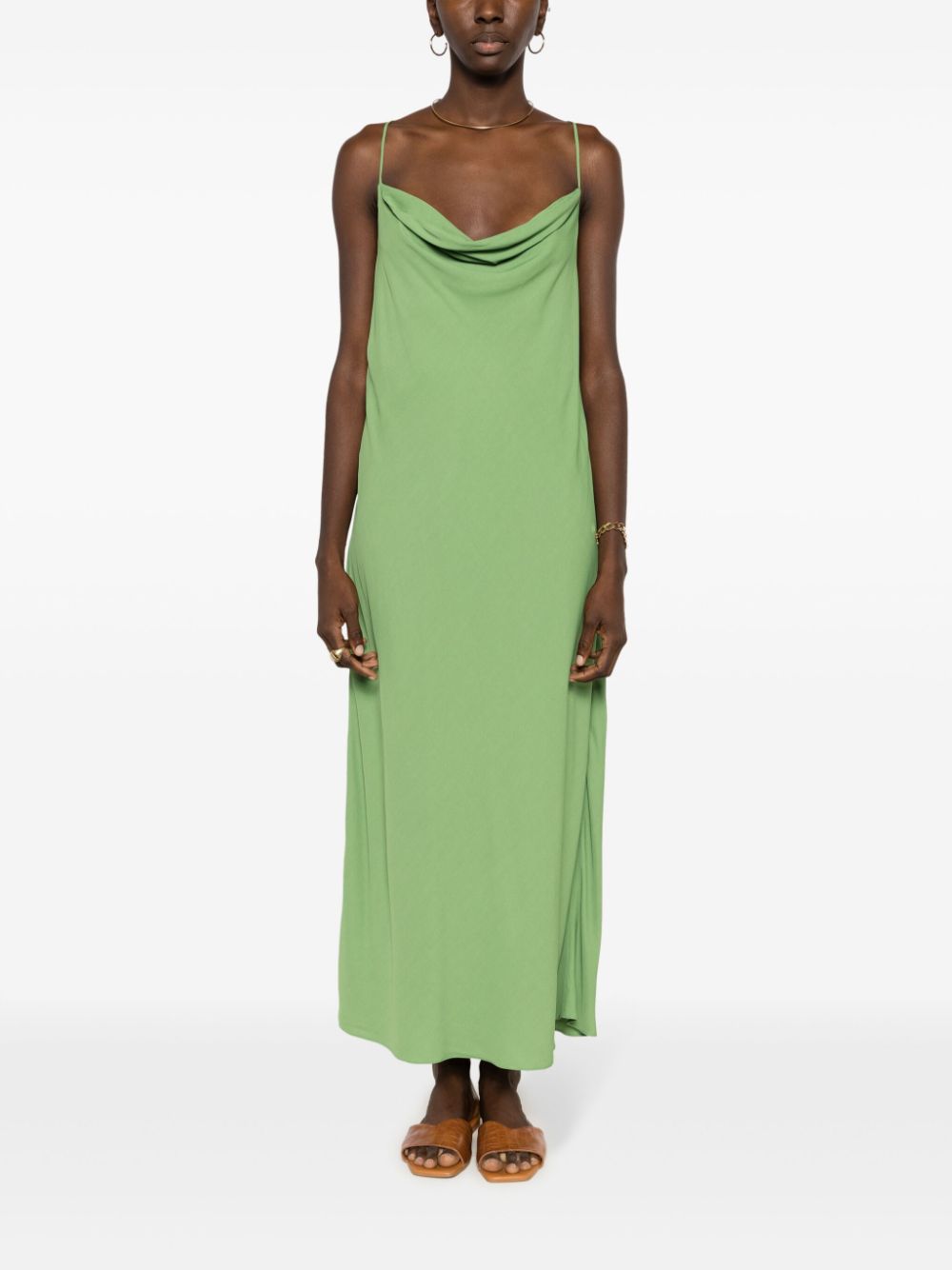 Lenny Niemeyer cowl-neck long dress - Green