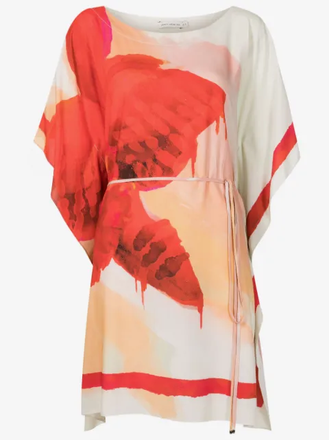 Lenny Niemeyer painterly-print kaftan minidress