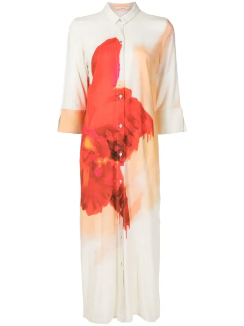 Lenny Niemeyer abstrac-print midi shirtdress
