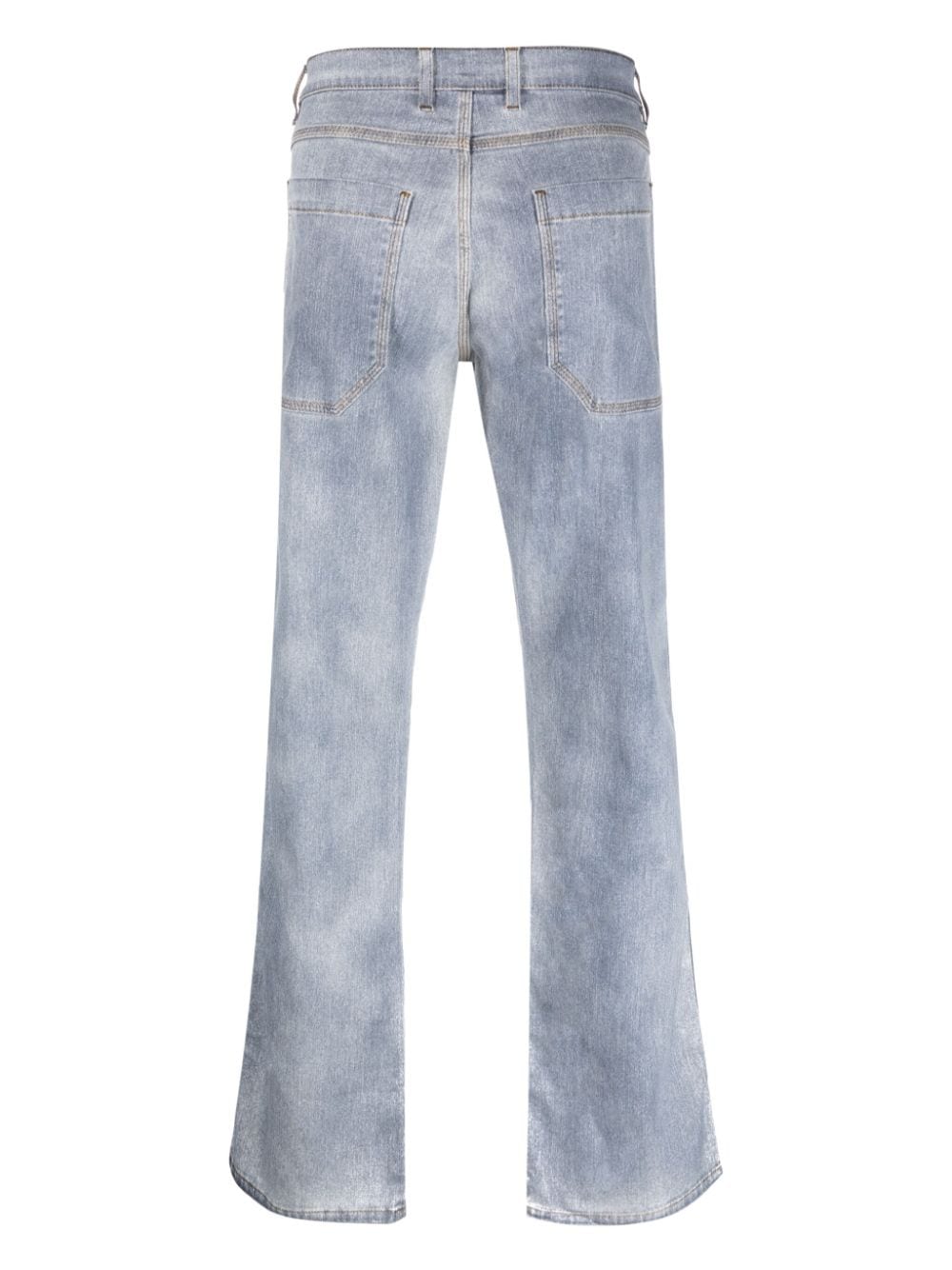 RANRA stonewashed straight-leg jeans - Blauw