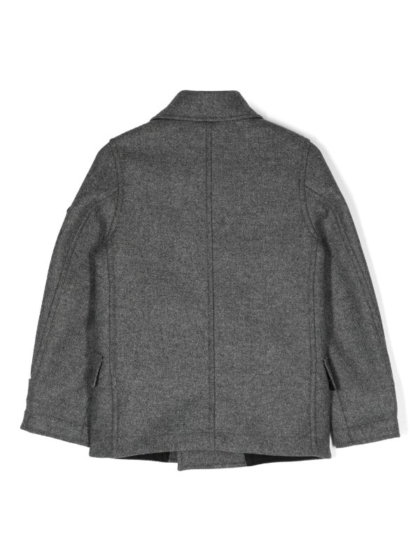 Stone island sales double breasted coat