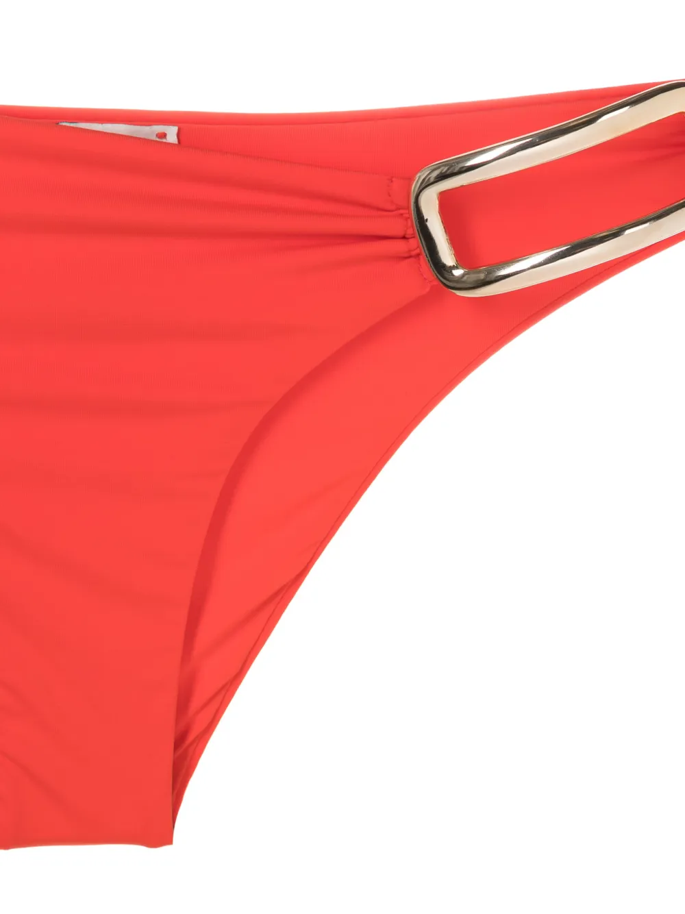 Lenny Niemeyer Decorative Side-buckle Bikini Bottom In Orange