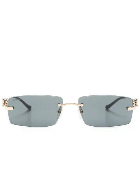 Cartier Eyewear Panther rectangle-frame sunglasses