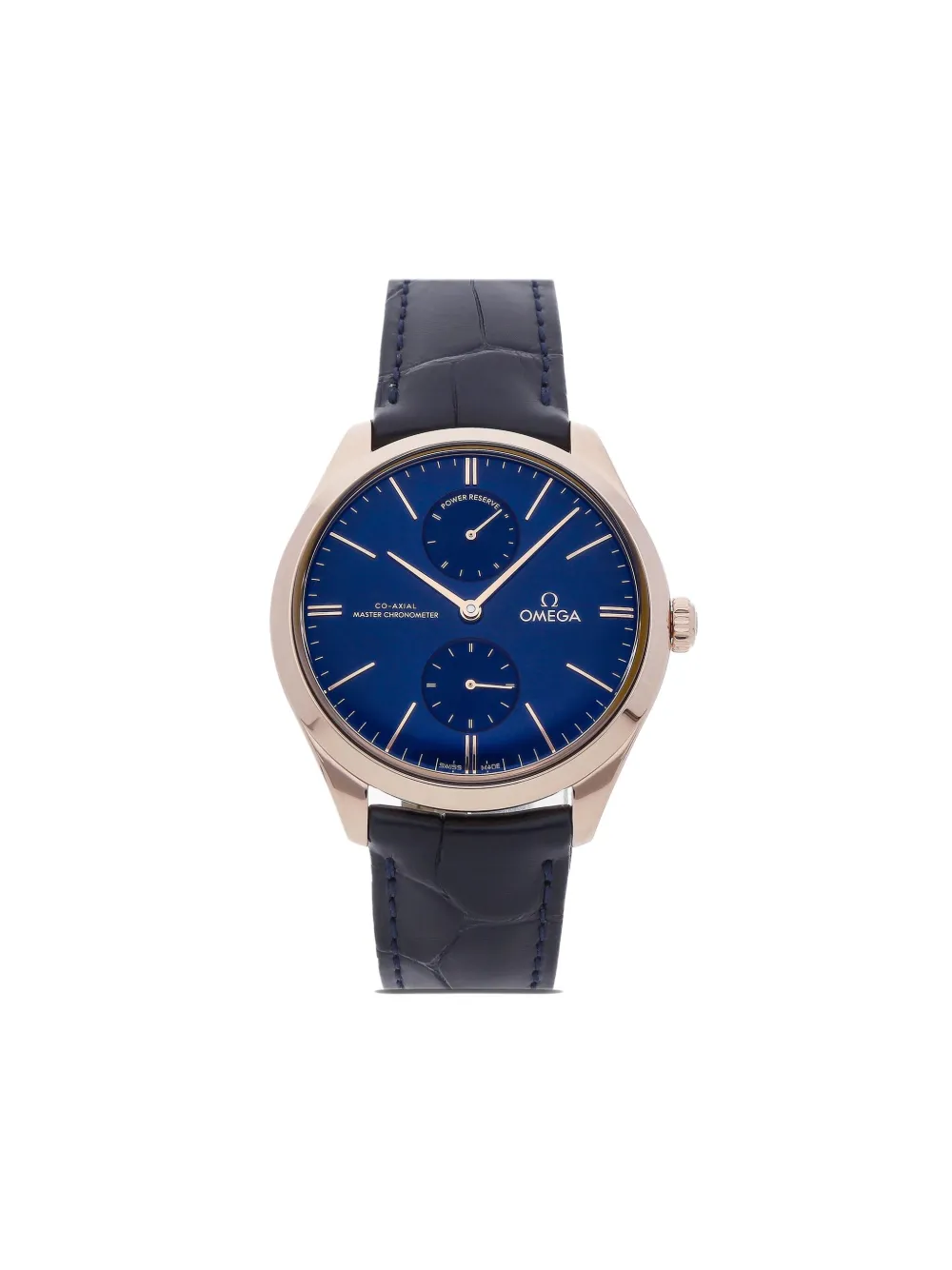 Pre-owned Omega  De Ville Tresor 40mm In Blue