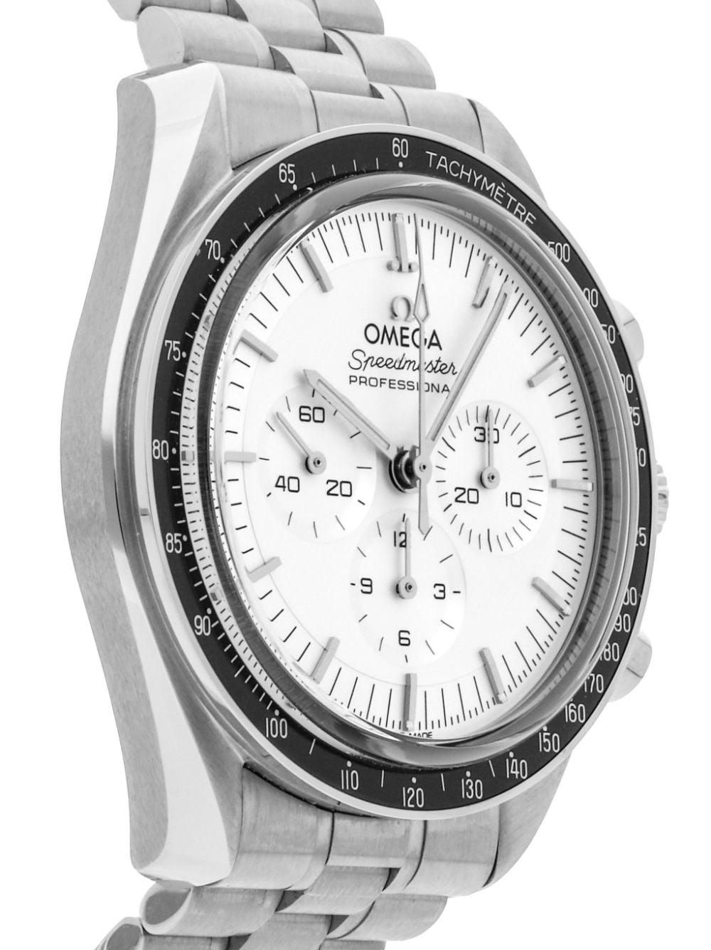 Pre-owned Omega  Speedmaster Moonwatch Professional 42mm In White