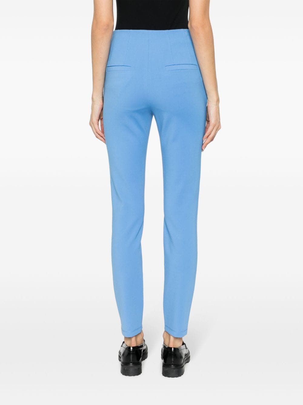 Shop Dorothee Schumacher Cropped Tailored Trousers In Blue