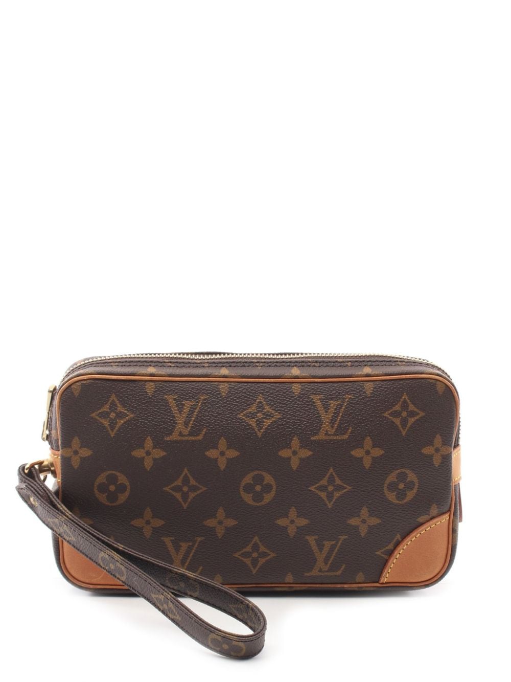 Louis Vuitton 1991 Pre-owned Marly Dragonne PM Clutch Bag - Brown