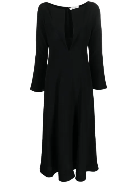 Dorothee Schumacher V-neck flared silk dress 449404 - 0