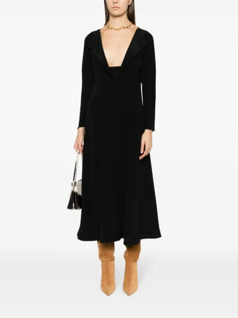Dorothee Schumacher V-neck flared silk dress 449404 - 1