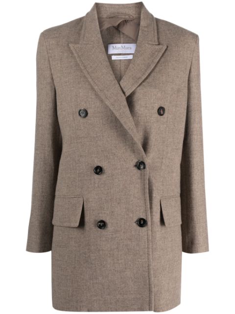 Max Mara double-breasted wool-blend blazer Women