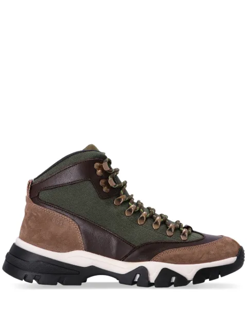 BOSS bottines en cuir Chester à empiècements