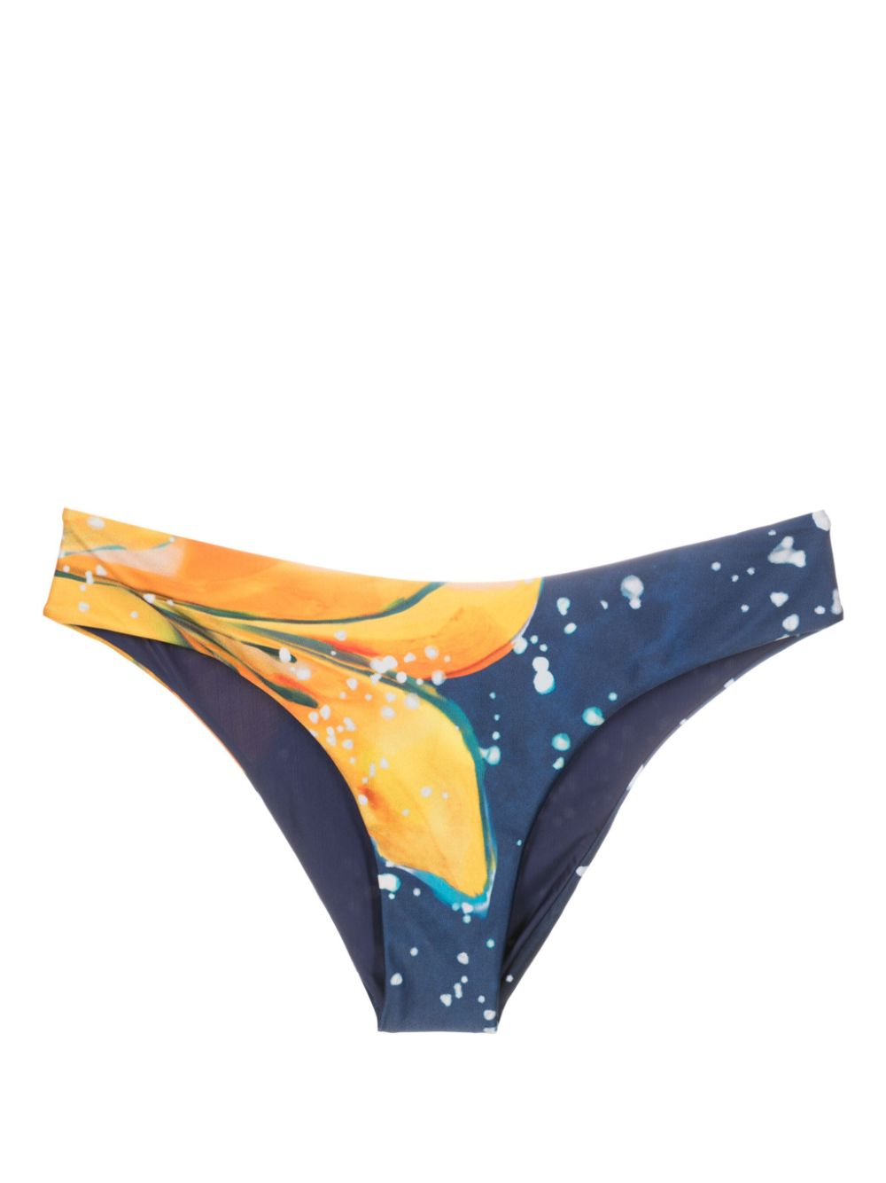 Lenny Niemeyer Bikinislip met abstracte print Blauw