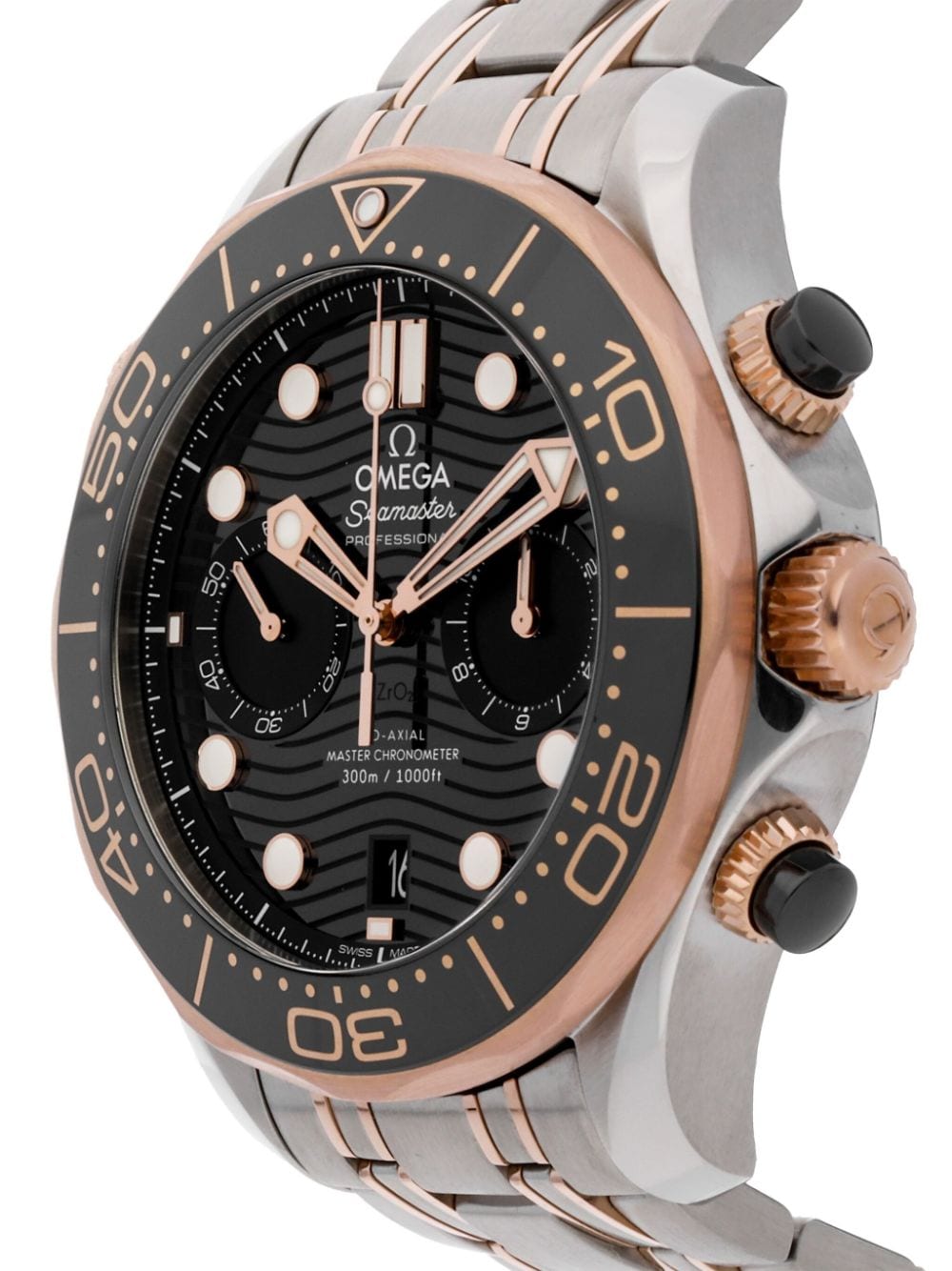 OMEGA 2022 pre-owned Seamaster Diver horloge - Zwart