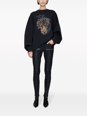 ANINE BING Tiger garment-dyed Sweatshirt - Farfetch