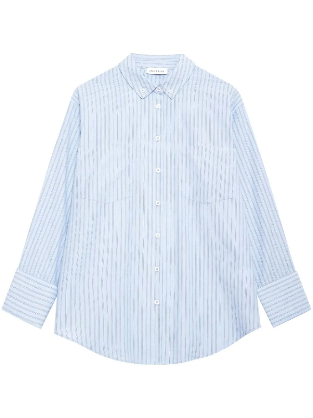 ANINE BING CATHERINE STRIPE-PATTERN SHIRT