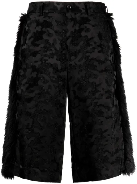 Comme Des Garçons Homme Plus bermudas con estampado de camuflaje