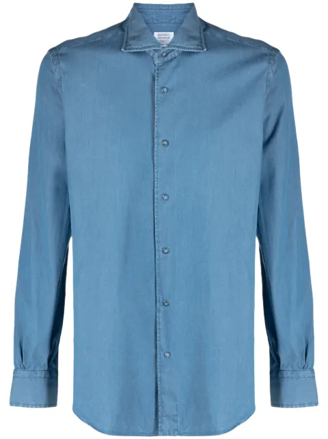 Mazzarelli button-up cotton shirt 