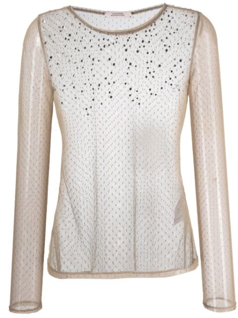 Dorothee Schumacher crystal-embellished cotton shirt