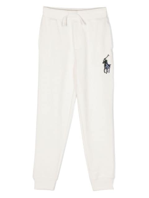 Ralph Lauren Kids Polo Pony-embroidered track pants