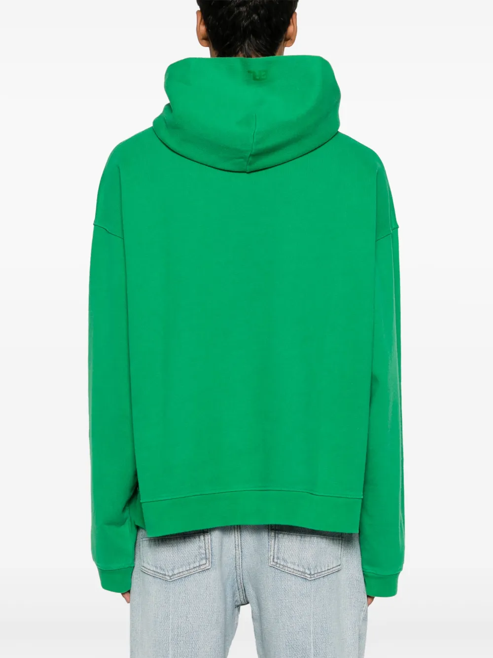 ERL leaf-print Cotton Hoodie - Farfetch