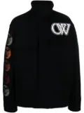 Off-White Phase Varsity wool-blend jacket - Black