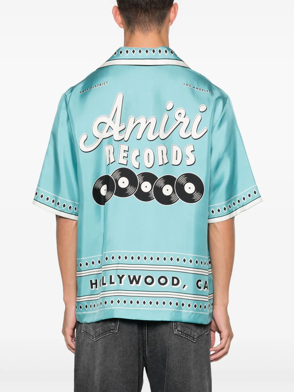AMIRI Overhemd met print Blauw