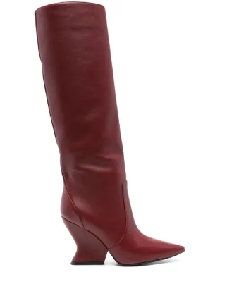 Knee high walking boots sale