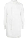 Comme des Garçons Homme Plus slim-cut long shirt - White