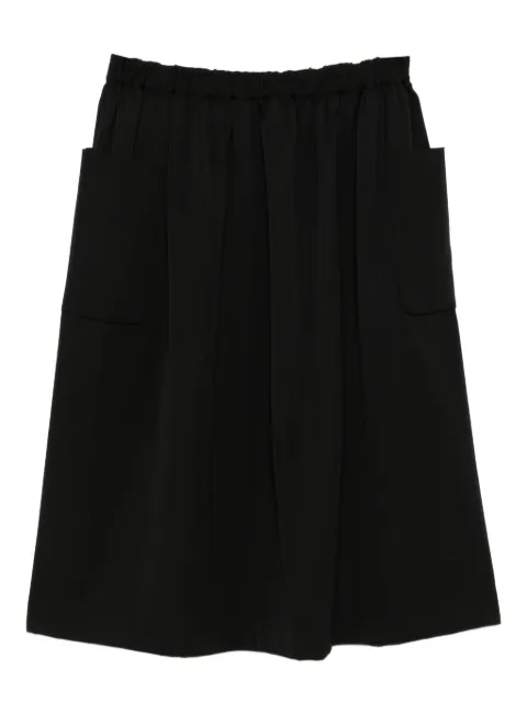Comme Des Garçons Girl wool midi skirt