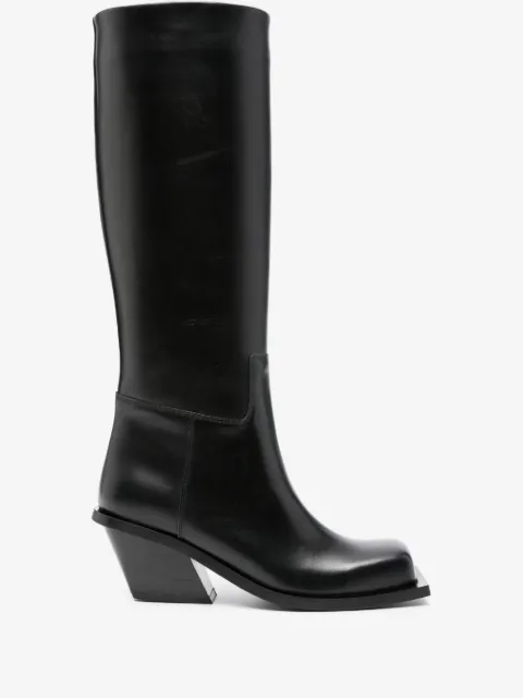 GIABORGHINI square-toe leather boots