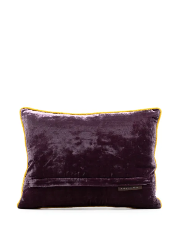 Anke Drechsel フローラル クッション | パープル | FARFETCH JP