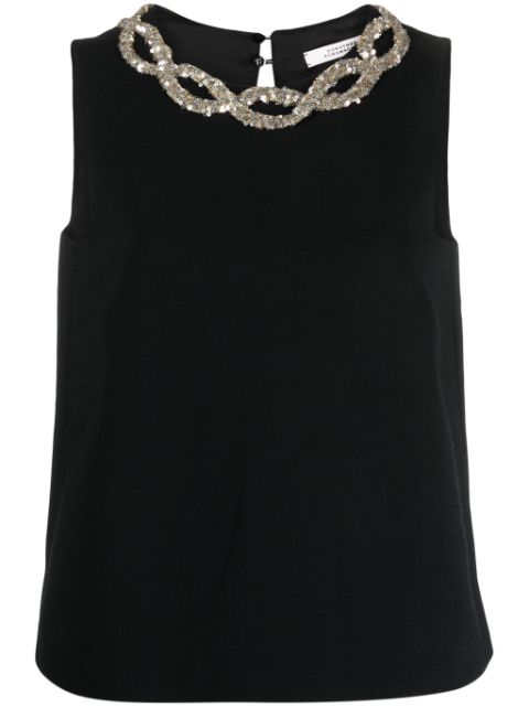 Dorothee Schumacher sequin-embellished sleeveless blouse