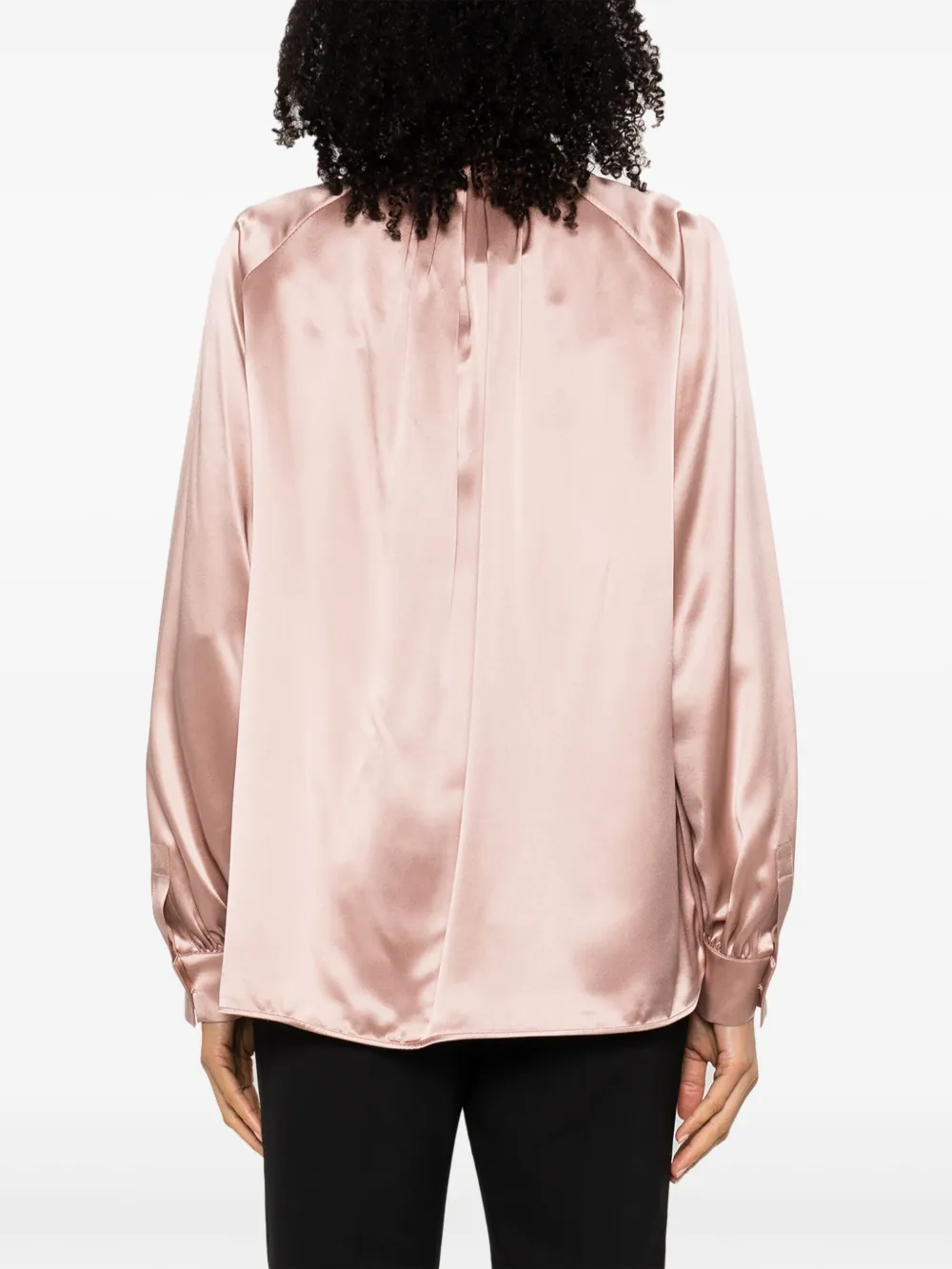 Max Mara Blouse met geplooid detail Roze