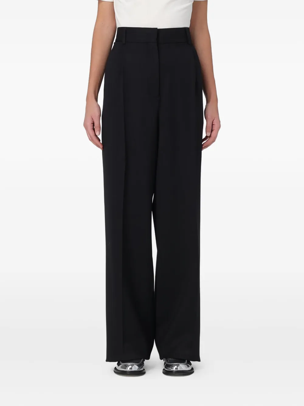 MSGM pleated trousers | Black | Image 1