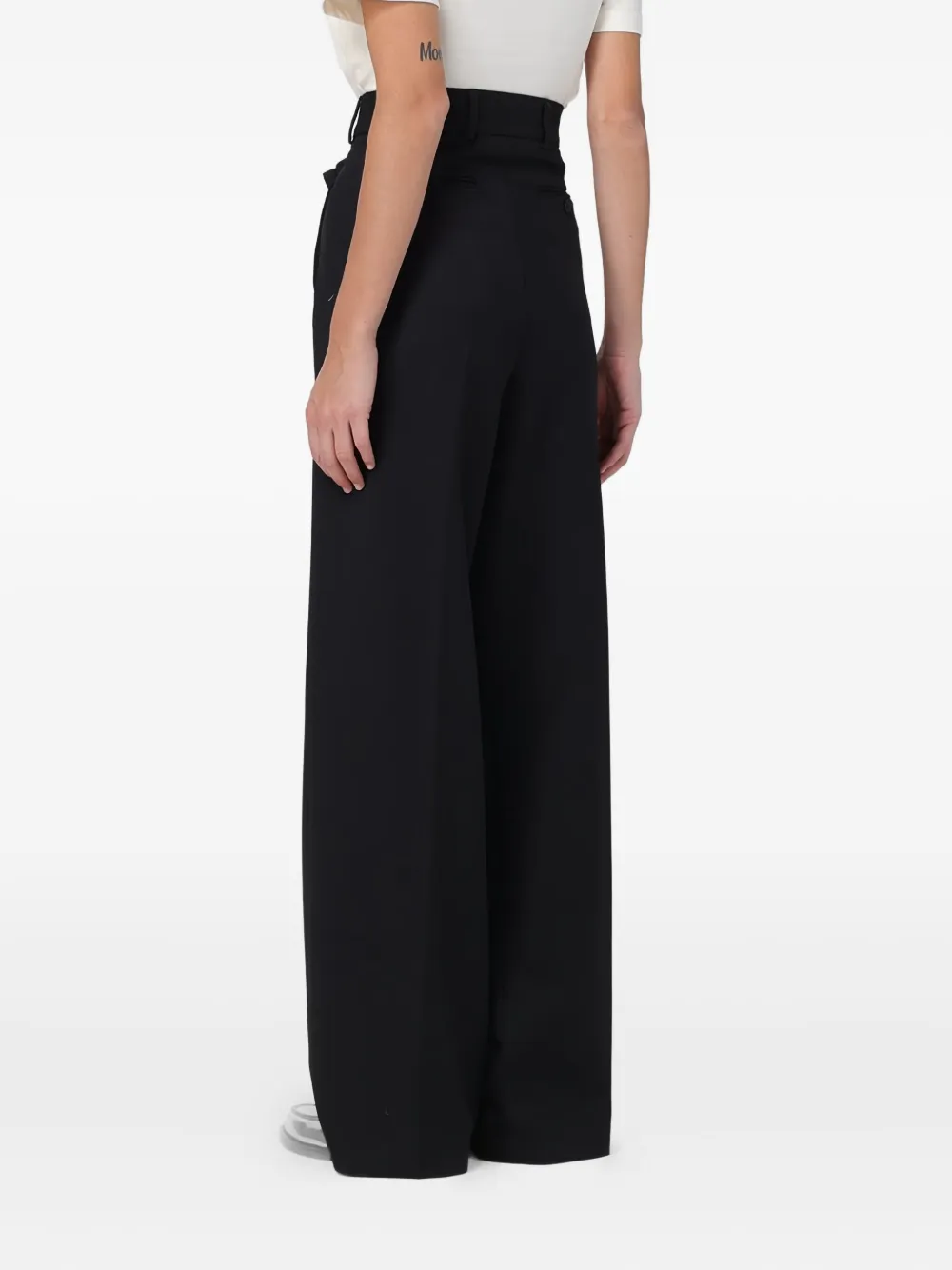 MSGM pleated trousers Zwart