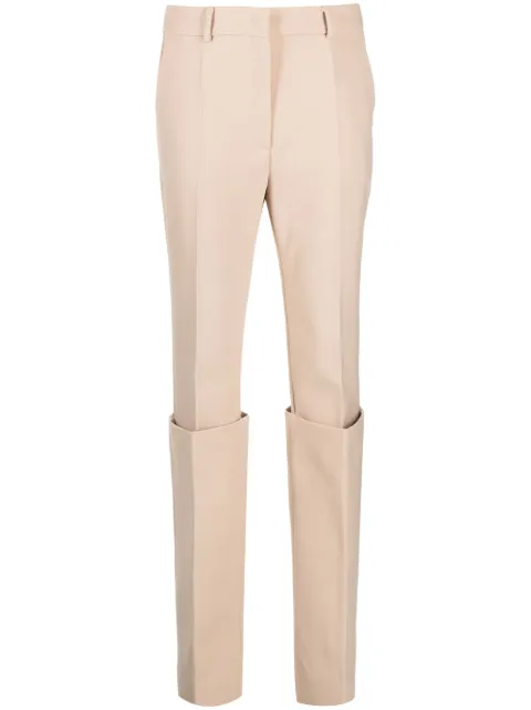Sportmax pantalones ajustados a capas
